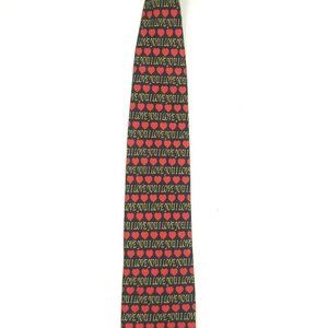 "I Love You" Red Heart  Neck Tie Valentines Day